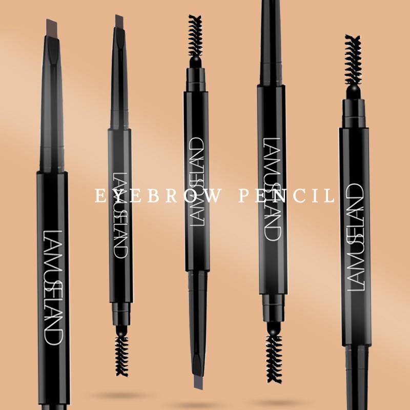 LAMUSELAND 5 цветов долговечный водонепроницаемый двуглавый карандаш для бровей
