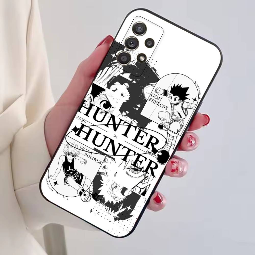H-Hunter X Hunter Anime Phone Case For Samsung S25,S24,S21,S22,S23,S30,Ultra,S20,Plus,Fe,Soft Silicone Black Cover