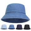 Fashion Washed Denim Fisherman Hat Summer Sun Protection Cowboy Hats Men and Women Hip Hop Caps Bucket Cap
