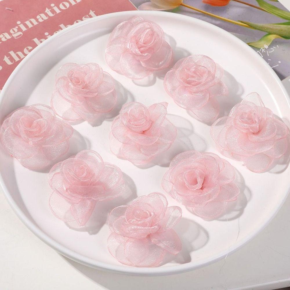 5 шт. Плетение сеткой Материал для серег Ручная работа Аксессуары для одежды Новый аксессуар для волос-зажим