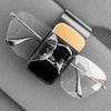 Press Switch Car Glasses Clip Stable Automotive Hanger Car Sunglasses Holder  Car Interior