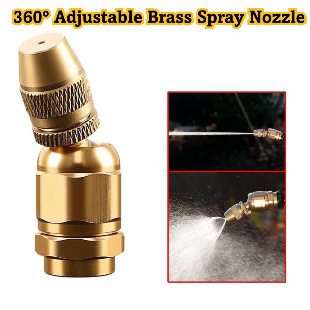 360° Adjustable Misting Spray Nozzle High Pressure Atomizing Tip Pesticide Sprayer Nozzle  Lawn Use