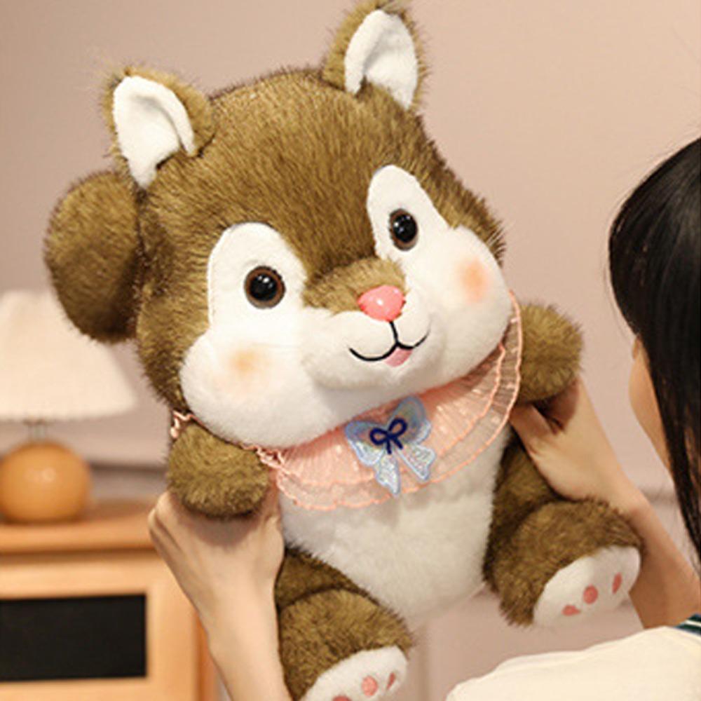 Cute Squirrel Plush Toy Animal Squirrel Plush Doll Plush Squirrel Doll Kids Birthday Christmas