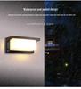 Modern Minimalist Waterproof Outdoor Wall Light with Radar Motion Sensor for Balcony and Doorway
