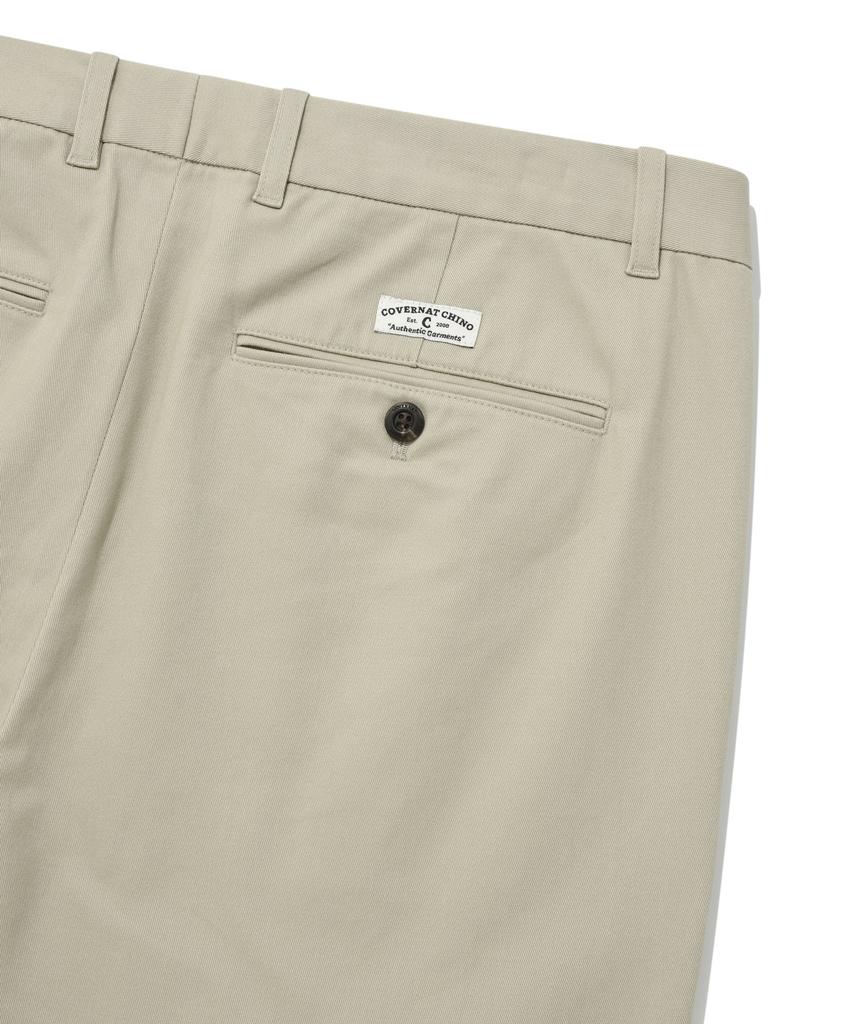 COVERNAT Chino Slim Straight Pants Beige