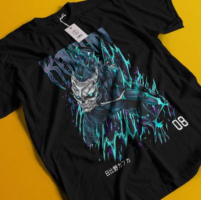 Футболка Kaiju No 8 Футболка Кафка Хибино Футболка Мина Аширо Футболка Ген Наруми Футболка Соширо