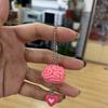 Творческий симулятор Brain Love брелок для ключей сумка украшение панк хеллоуин брелок для женщин мужчин готический праздничный подарок