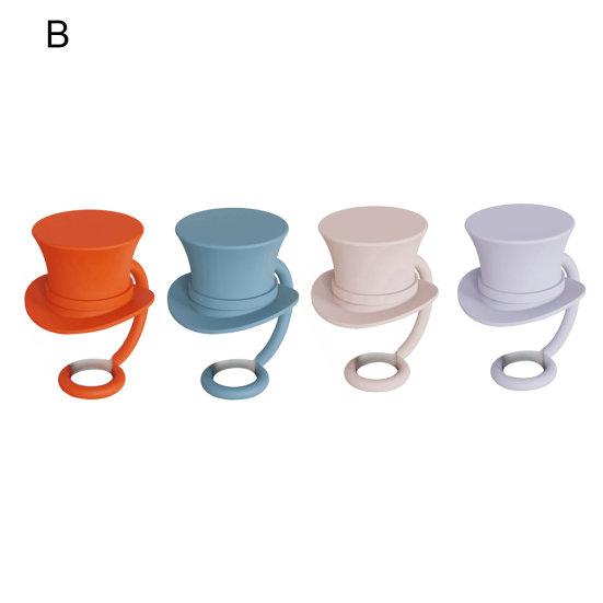 4Pcs Straw Cover Cute Hat Silicone Straw Toppers Dustproof Splashproof Straw Lid Water Bottle Accessory