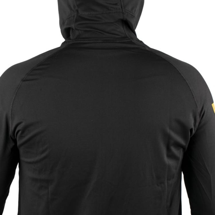 Nike Мужская однотонная куртка на молнии с логотипом и капюшоном, черная AV2920-010