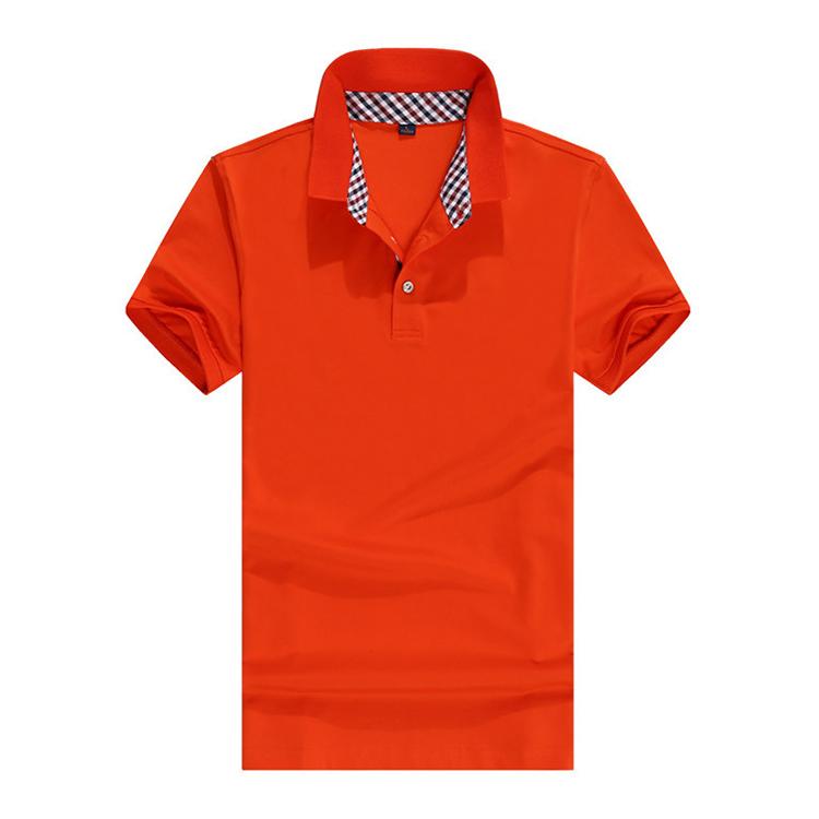 GDS P003 40 поло в клетку с внутренним жемчужным воротником мужское