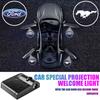 BBBJ3 4Pcs Car Magnetic Welcome Light Door Side Projector Induction Lamp Accessory For Ford Focus Mondeo Mustang RS Fiesta Kuga Escape