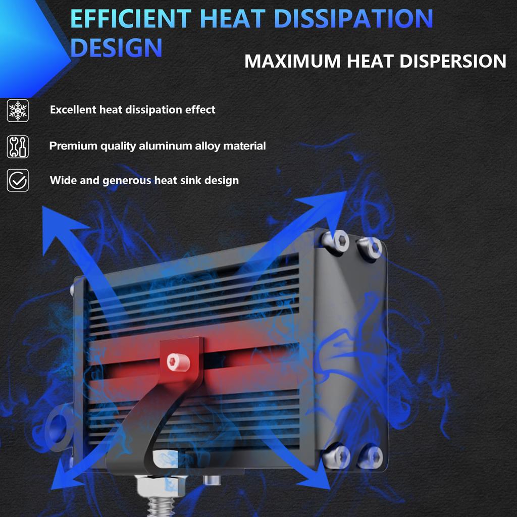 7-дюймовый светодиодный рабочий фонарь 144 Вт 6000 К Водонепроницаемые фары дальнего света для внедорожников Грузовики ATV UTV 2 шт.