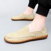 Men‘s Casual Shoes Handmade Leather Loafers Leather Flat Moccasins Men Sneakers Plus Size 39-47