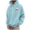 Men's Loose Printed Hooded Sweatshirt Men's Casual Fashion Sports Sweatshirt