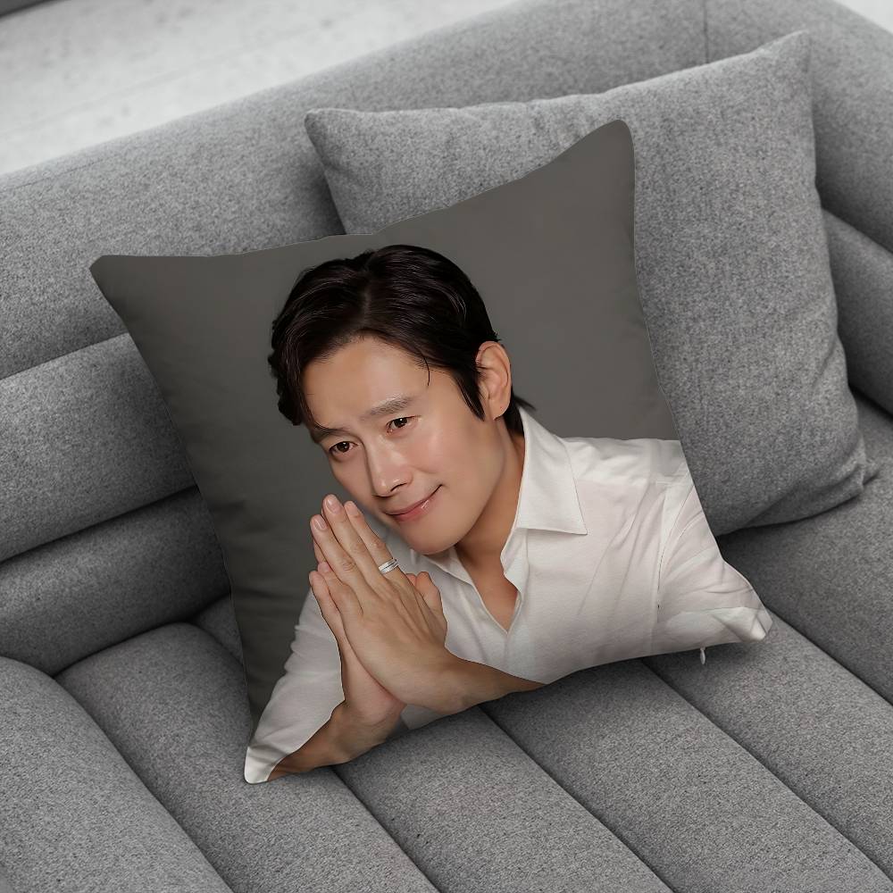 LLee Byung Hun Pink Bow Pillow Case Pillowcase Home Sofa Cushions Car Cushions Pillowcover Office Pillowshell Pillow
