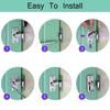 90 Degree Sliding Right Angle Door Buckles Door Hasp Door Latch Door Locks Bolt