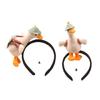 Fun 3D Duck Headband Eye-catching Party Headwear for Vacation Travel