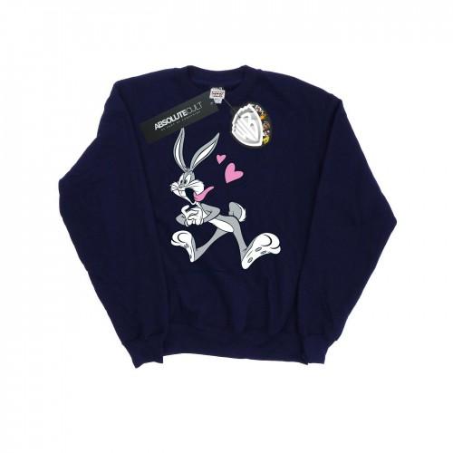 Looney Tunes Mens Bugs Bunny In Love Sweatshirt