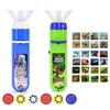 Projection Flashlight Projector Slide Story Bedtime Toy for Girl Boy Lamp Glowing Kids Glow Education Toy Xmas Gifts TMZ