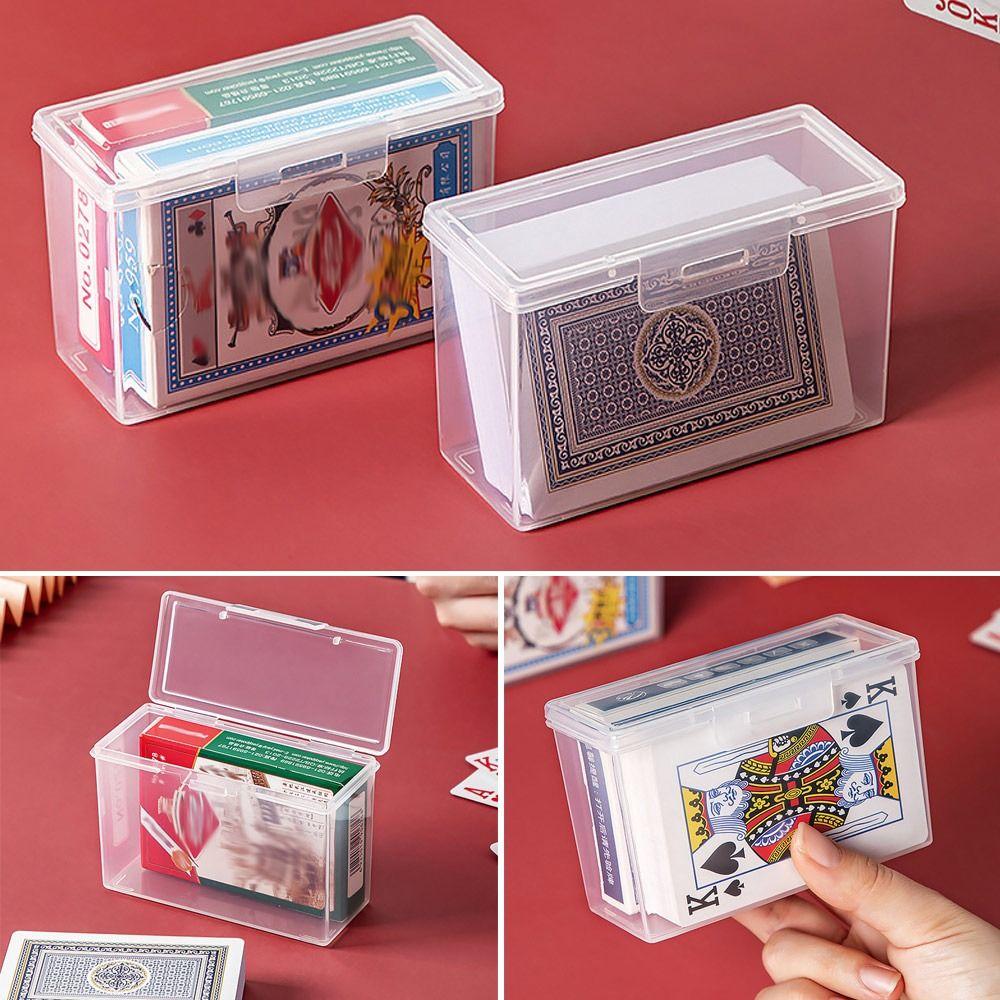Универсальный контейнер для игральных карт, органайзер, коробка для игровых карт, аксессуары, чехол для хранения покера