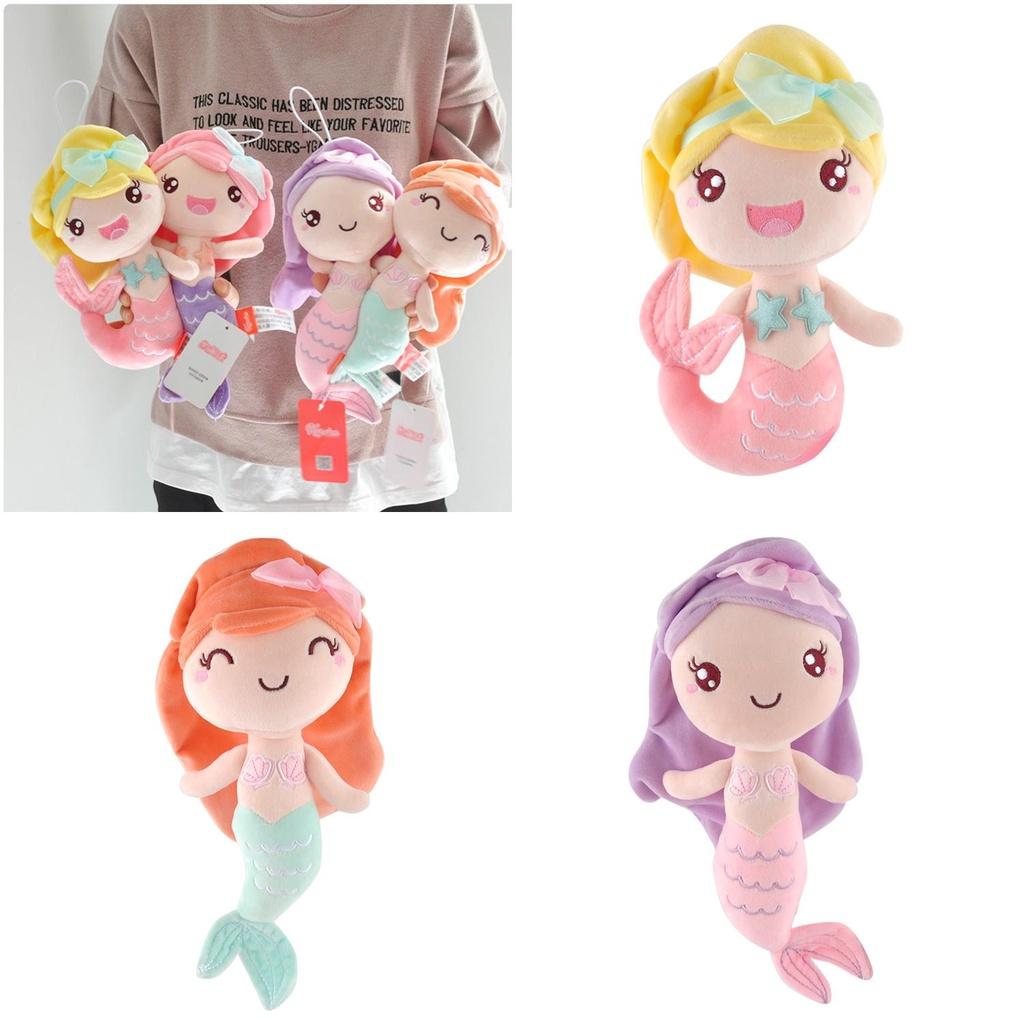 Beautiful Mermaid Princess Stuffed Animal Toy With Vibrant Colors