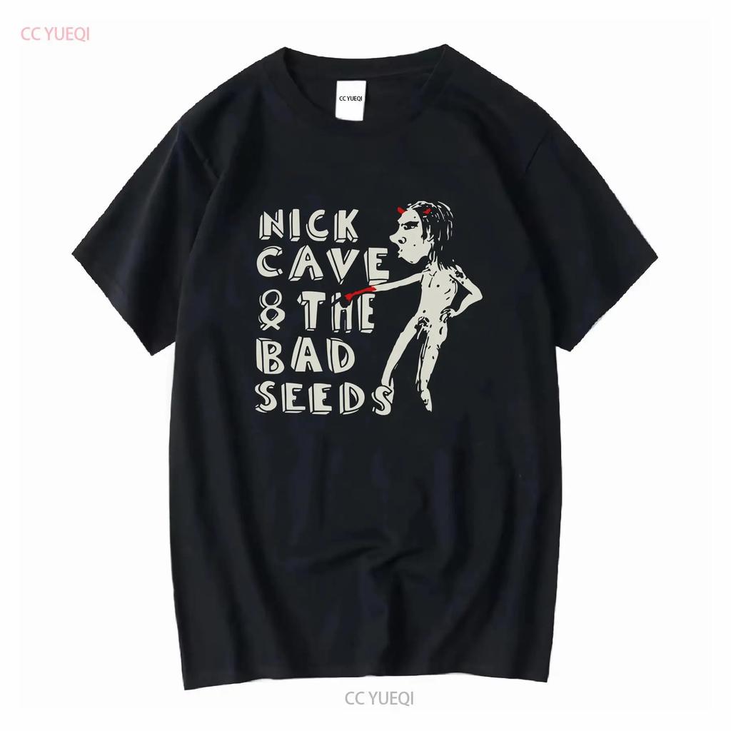 Футболка Nick Cave And The Bad Seeds Loverman Все размеры S1069 с длинным или коротким рукавом винтажная Стирка Повседневный уличный стиль Дышащая