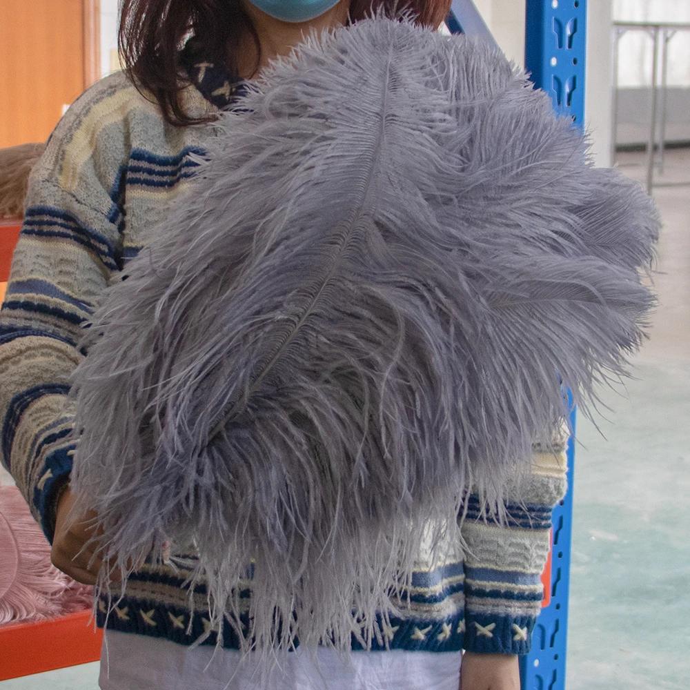 10 шт. Натуральные страусиные перья 15-55 см для рукоделия, свадьбы, вечеринки, домашнего декора, страусиные плюмажи, центральный элемент стола, перо