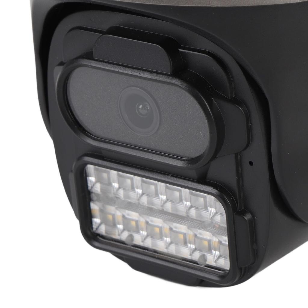 Security Camera Security Camera Dual Lens 6MP 5X Zoom Motion Detection IP66 Waterproof Panoramic Security Camera Outdoor Home Use Outdoor, (US Plug)