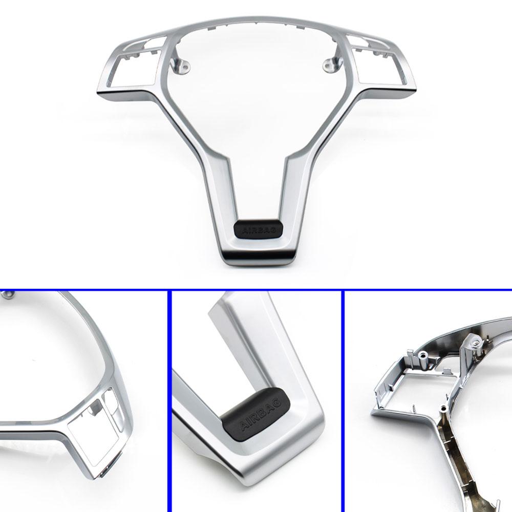 Хромированная серебристая накладка на руль автомобиля для Benz AMG Style ABCE GLK GLA CLA CLS Class W176 W246 W204 W212 W156