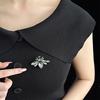 Creative Cute Honey Bee Brooch Fashion Rhinestone Women Vintage Enamel Animal Brooch