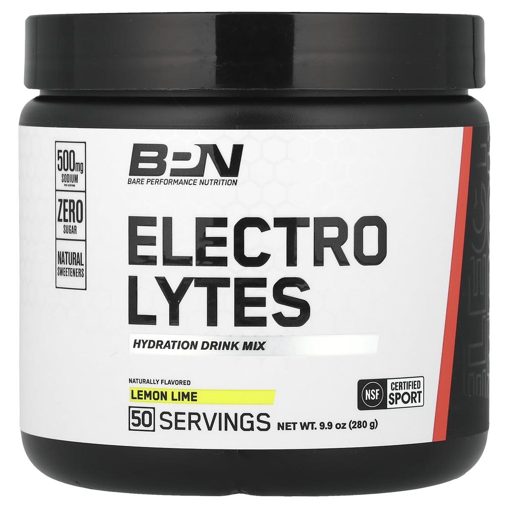 BPN, Electrolytes, Rehydration Drink Mix, Lemon Lime Flavor, 10.9 Oz (310 G)