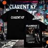 Лето 2025 Рэпер CLARENT Elnene Kp Тур Мерч Футболка Мужская Хип-хоп Высококачественная Хлопковая Футболка Оверсайз Футболка Уличная Одежда