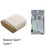Модный контейнер для ретейнера с инструментом для снятия ретейнера, плотно закрывающийся на защелку, ортодонтический контейнер для защиты рта с вентиляционными отверстиями для офиса, путешествий