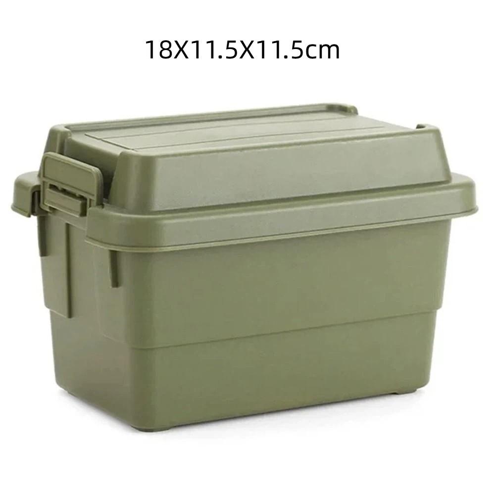 Durable Camping Storage Box Plastic BBQ Utensils Organizer Gift Mini Storage Box Travel