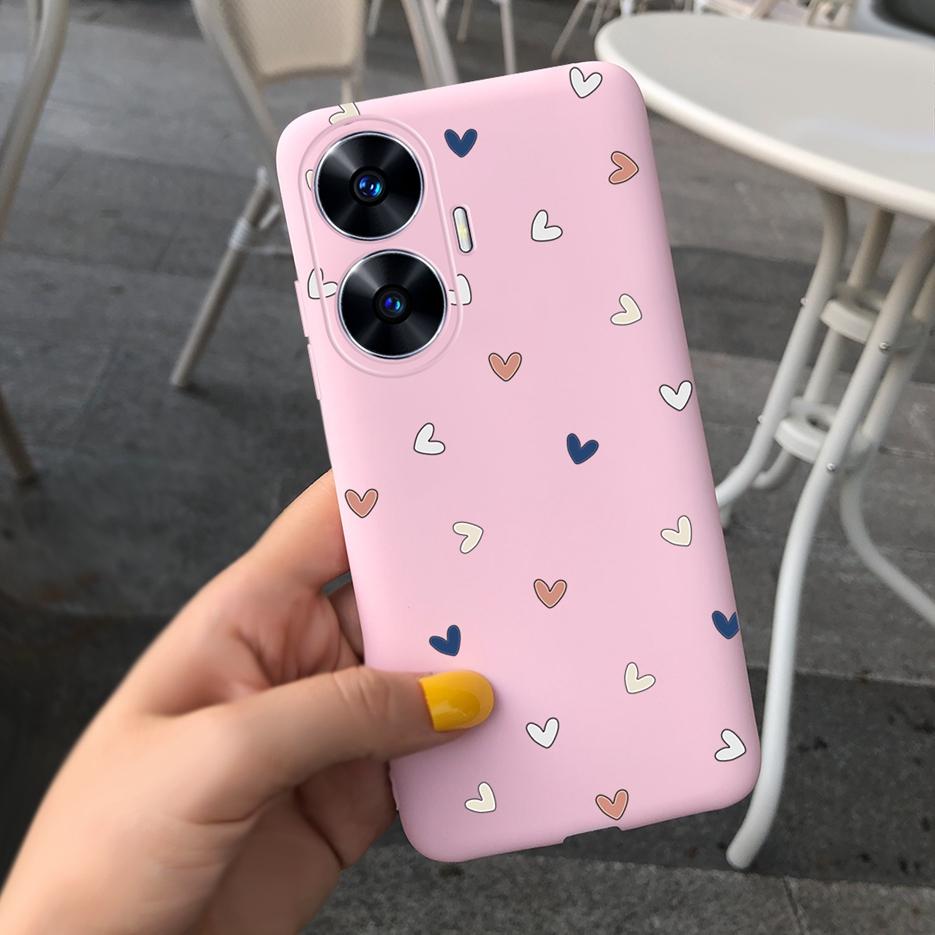 For Realme C55 Case 2023 New Fashion Cartoon Cover Soft Silicone Shockproof Phone Case For Realme C55 C 55 RealmeC55 Bags Bumper