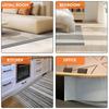 PVC Carpet Edge Trim Strip Self Adhesive Cuttable Rug Edge Protector Flexible Waterproof Threshold Strip Carpet to Tile