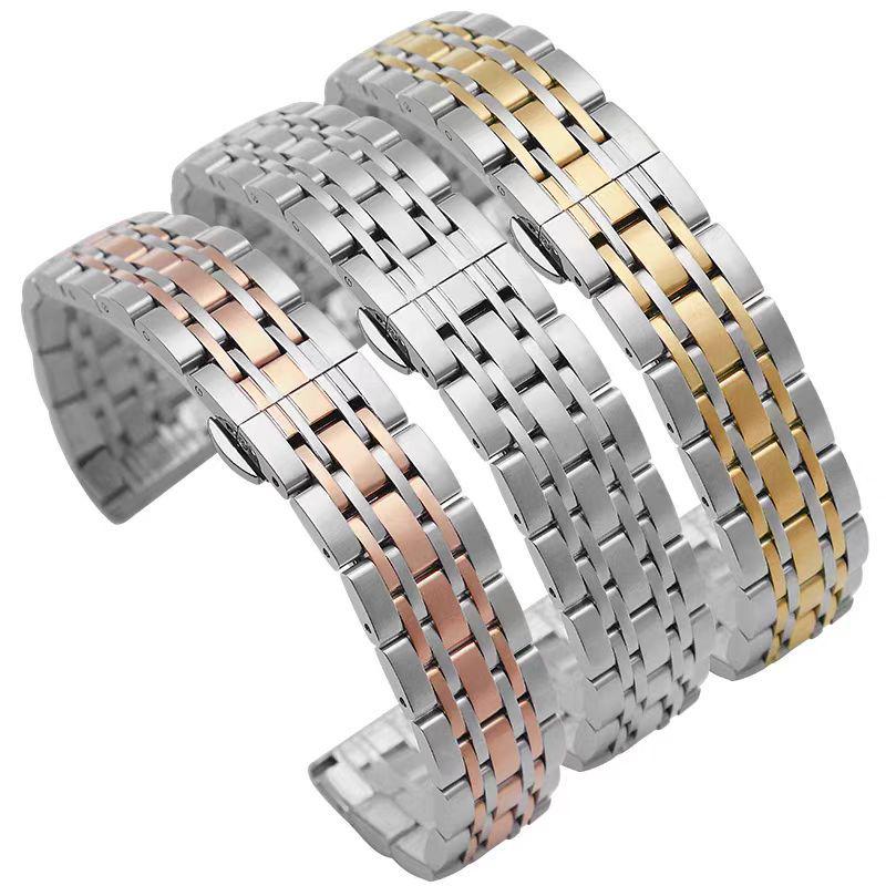 Стальной семизвенный ремешок для мужских и женских часов Armani Starry Sky