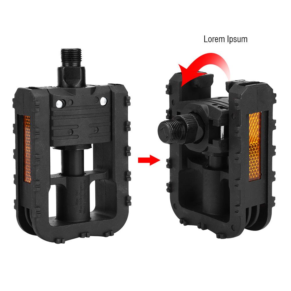 Пластиковый складной велосипед Педали для велосипеда Аксессуары для велоспорта на открытом воздухе