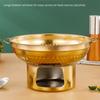 Fast Heating Thai Hot Pot Thickened Double Ears Hot Pot Stainless Steel Hot Pot  Hiking Trip