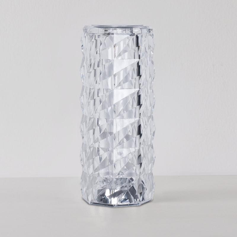 Настольная лампа с кристаллами и бриллиантами, сенсорное управление, романтическая роза, окружающий свет для декора спальни, гостиной