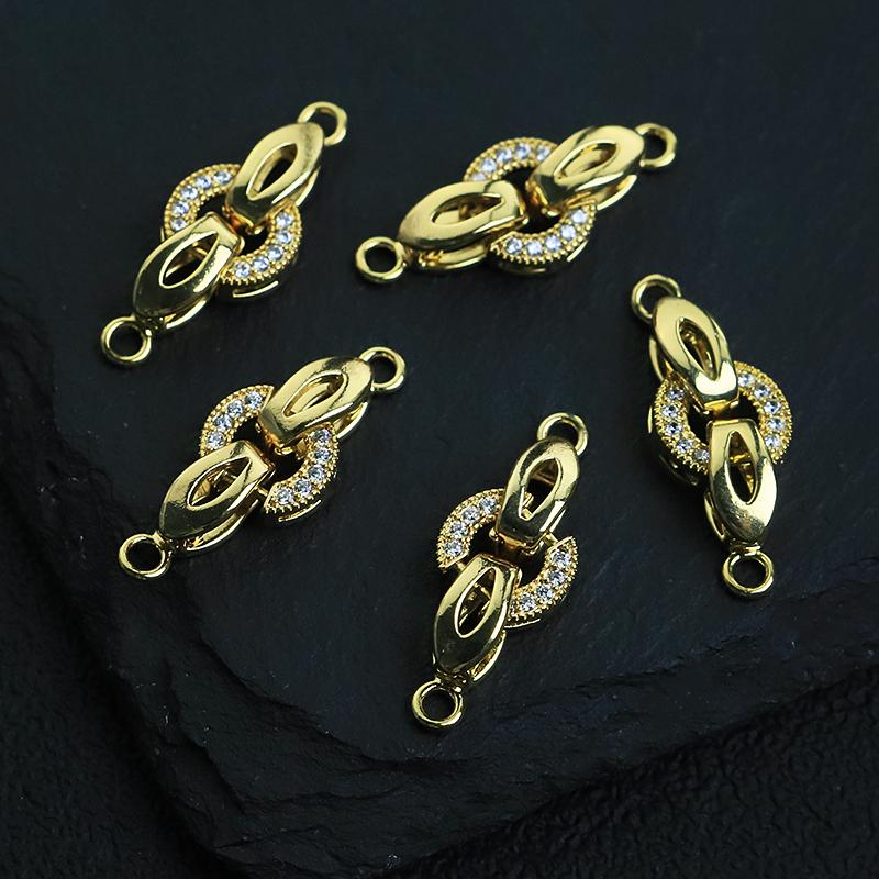 s Connector Clasp for Women Handmade DIY Jewelry Making Findings Fashion Pearl Necklace Bracelet Connector PJ0064