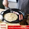 Чугунная антипригарная сковорода для блинов с двумя ручками