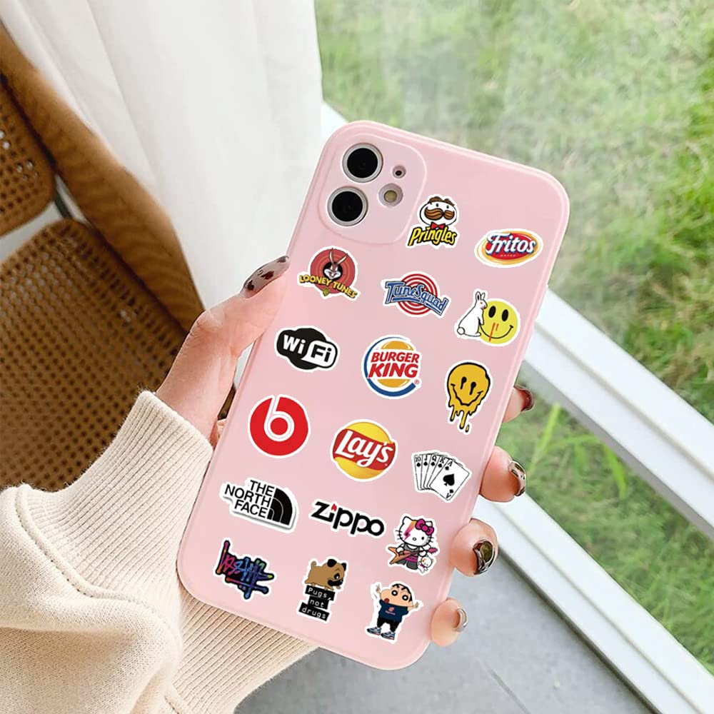 KRGNPLE 101 Sheets Waterproof Stickers Paper Notebook Bike Suitcase Stickers Helmet Laptop Waterproof Cute Doodle Stickers