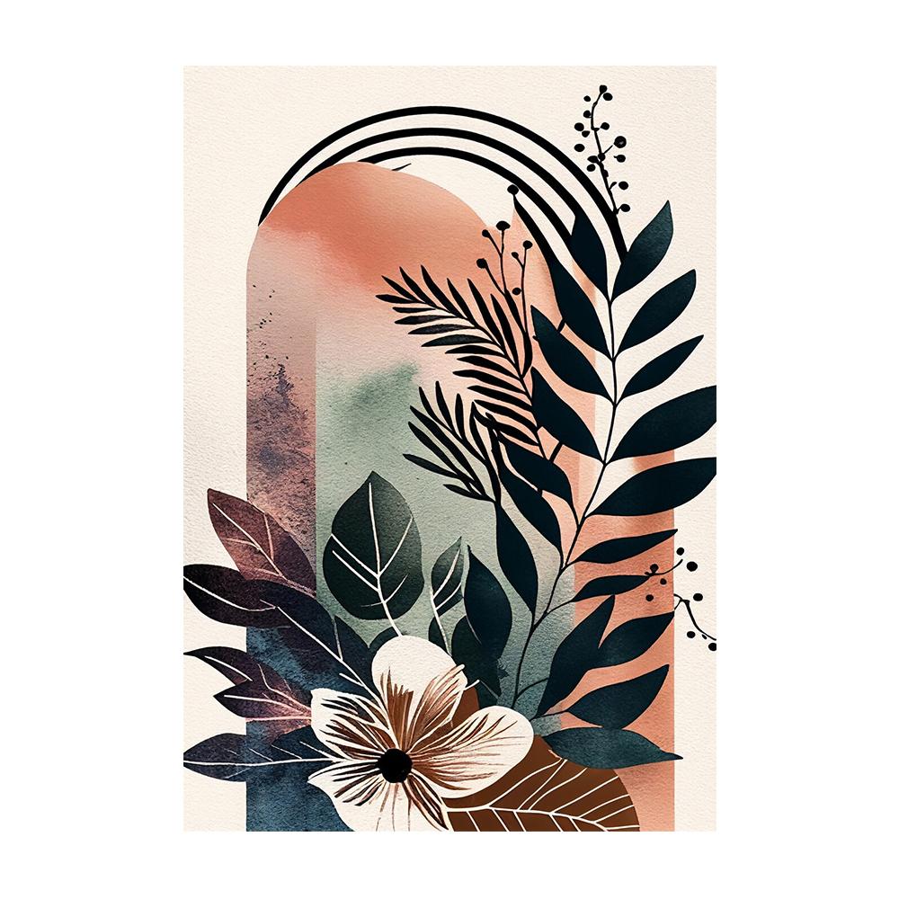 Бохо Растение Листья Флора Поп Арт Матисс Интерьер Скандинавское Искусство Холст Картины Абстрактные Граффити Главная Современная Гостиная Плакаты Печать Офисные Украшения