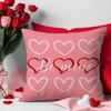 Наволочка на День святого Валентина Весеннее фермерское украшение Красный Розовый Грузовик Люблю мое сердце Дом Диван Украшение Декор