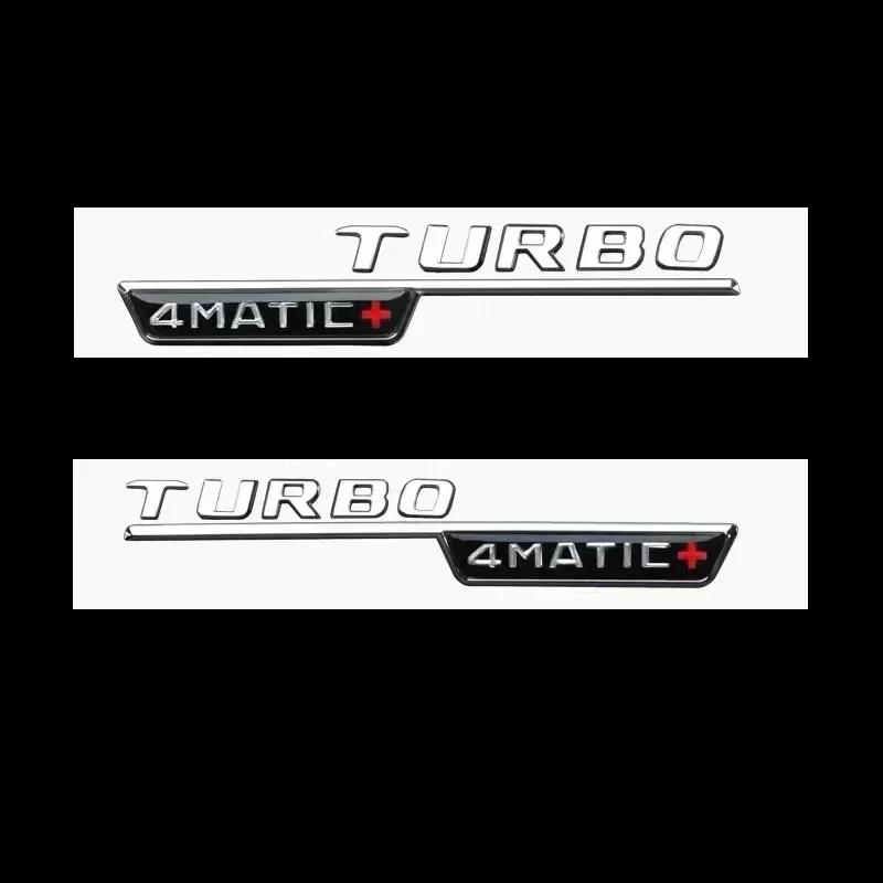 Автонаклейка AMG W220 Для Benz 4 шт./комплект 3D ABS Автонаклейка для Mercedes-Benz CLS Class TURBO 4MATIC Модифицированный Логотип AMG CLS 53S 63S