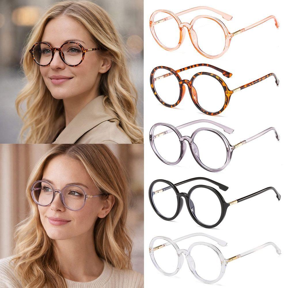 New Eye Protection Anti-Blue Light Glasses UV Protection Ultra Light Frame Eyeglasses Round Frame Women Glasses Women