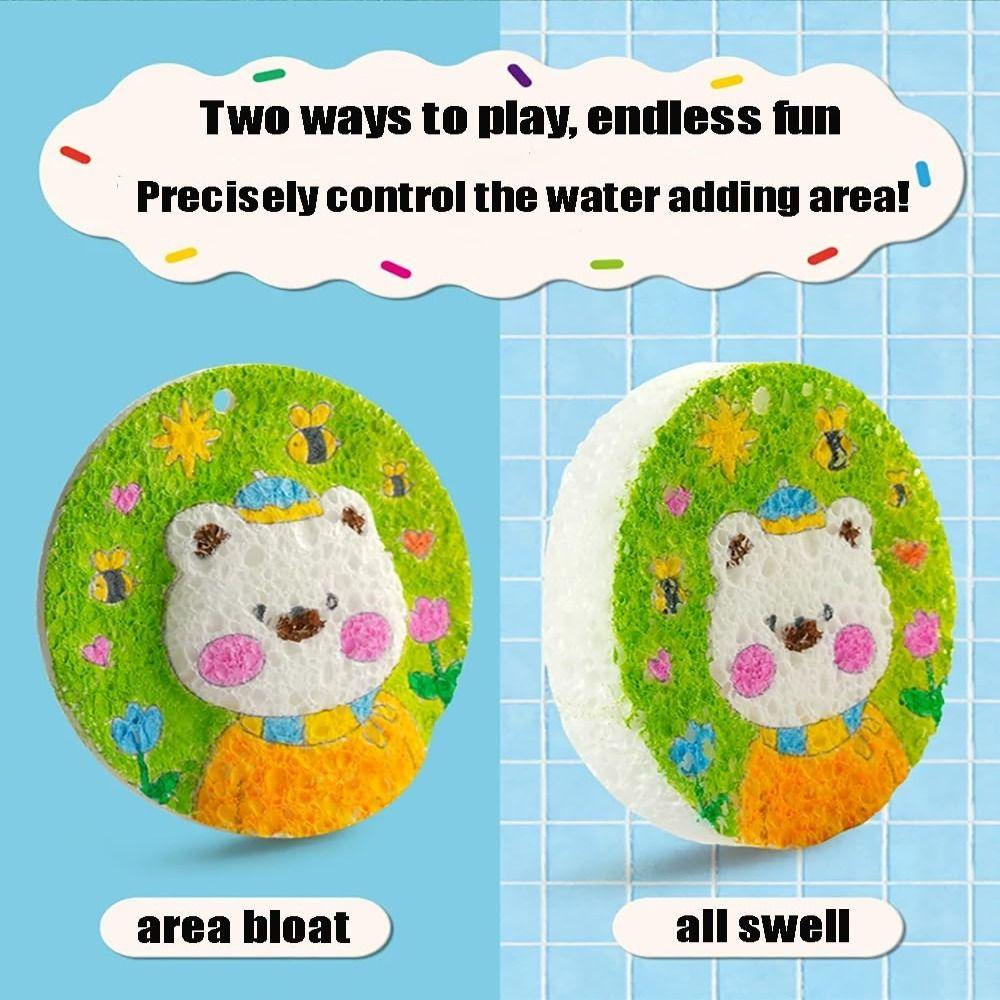 Набор для рисования Magic Texture с мольбертом, 3D-холст для рисования, губка, художественные материалы