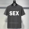 Винтажные забавные футболки с принтом SEX, хлопковая уличная одежда с графическим рисунком, футболка Harajuku с круглым вырезом и короткими рукавами, одежда унисекс, уличная одежда, топы