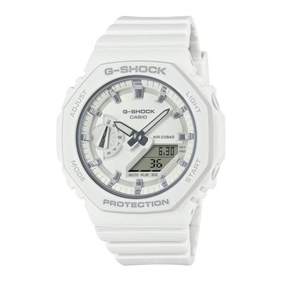 Белые часы [ ] G-SHOCK Аналогово-цифровые GMA-S2100-7AJF (унисекс)